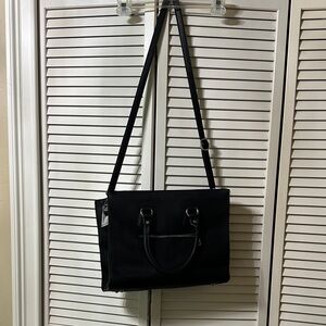 Madison West Black Tote Bag Perfect for work, room for your laptop